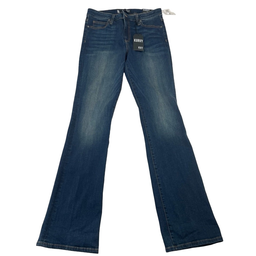 Kut from the Kloth Women's Jeans Natalie Bootcut Blue Denim Size 8